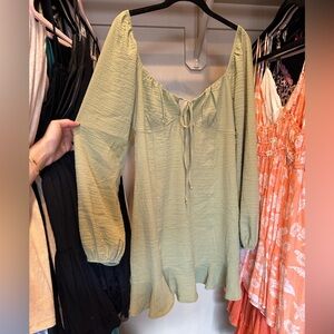 LA Hearts Green Dress